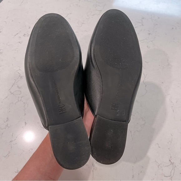 INC International Concepts Leather Black Gilia Horsebit Buckle Slip on Mules 6.5 - Picture 14 of 16